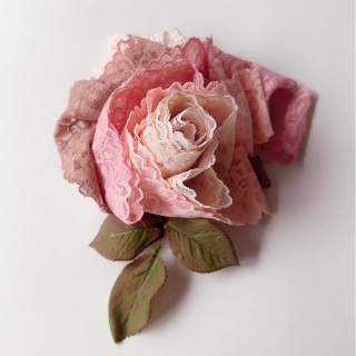 Rose Petal Lace Thong
