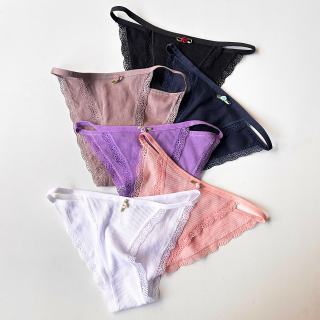 Petit Rose Cotton Rib Shorts