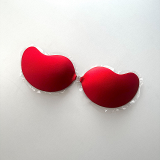 Stick On Bra Red
