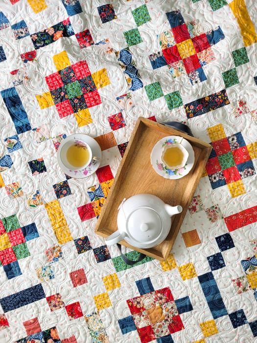 キルト様☆専用ページ ART GALLERY FABRICSの華麗なるパッチワークキルト作品集7
