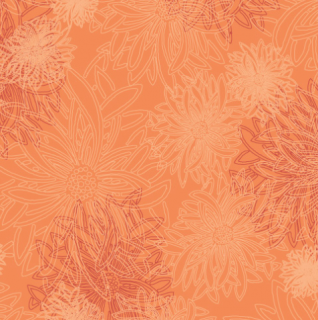 FE-525 Tangerine -Floral Elements åȥ100% 