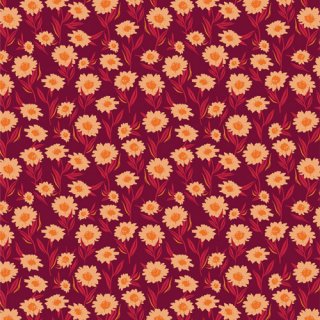 <img class='new_mark_img1' src='https://img.shop-pro.jp/img/new/icons3.gif' style='border:none;display:inline;margin:0px;padding:0px;width:auto;' />SSP-26604 Bountiful Daisies Cherry -Season & Spice コットン100%