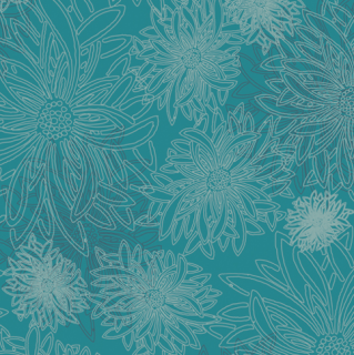 FE-511 Capri Blue -Floral Elements ڥå åȥ100% 