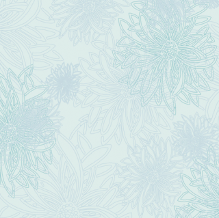 FE-519 Icy Blue -Floral Elements ڥå åȥ100% 