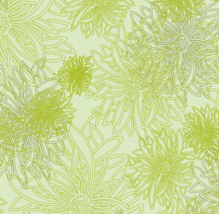 FE-521 Green Glow -Floral Elements ڥå åȥ100% 