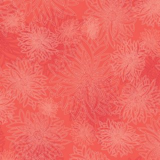 FE-534 Coral -Floral Elements 【カット販売】 コットン100%