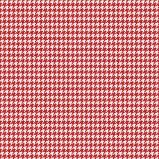 CHE30101 Houndstooth Rouge -Checkered Elements 【カット販売】 コットン100% 生地