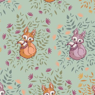 F5006Foxes Five in Flannel եͥ