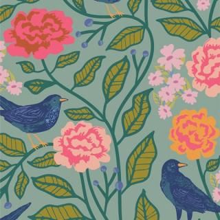 <img class='new_mark_img1' src='https://img.shop-pro.jp/img/new/icons3.gif' style='border:none;display:inline;margin:0px;padding:0px;width:auto;' />F88900 Blackbird Aviary in Flannel եͥ