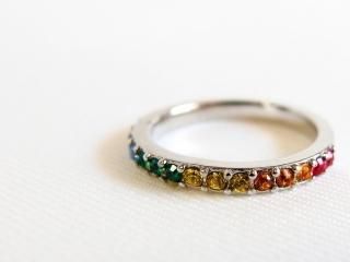 ring - LGBTsとAllyのためのレインボーカラーアクセサリー『niji