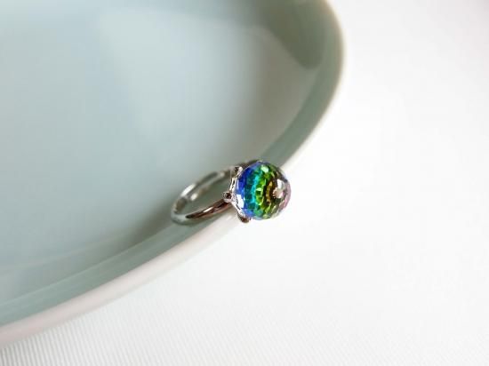 スワロフスキー・ミラーボールリング - LGBTsとAllyのための