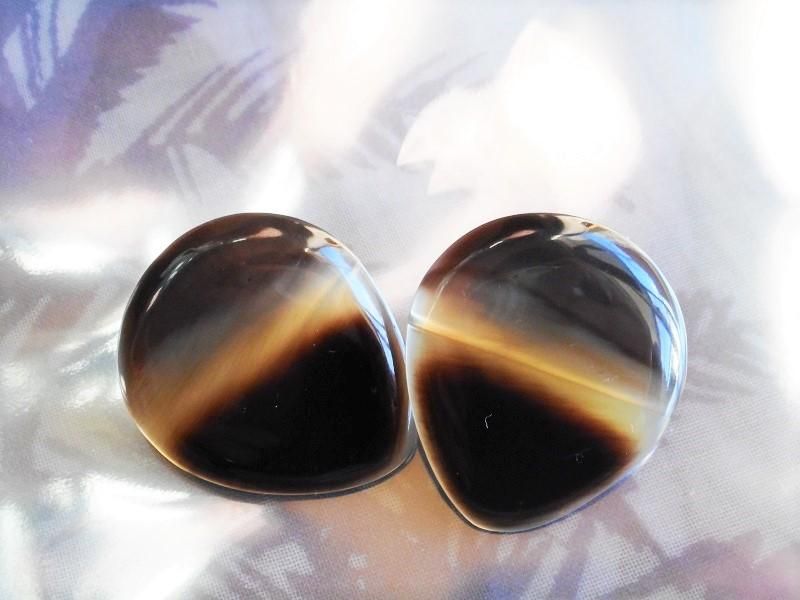 売り切れ】夜明けの空と小さなスピアーのイヤリング ハンドメイド