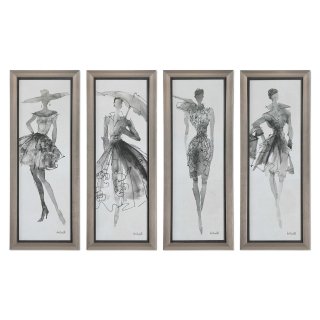 <img class='new_mark_img1' src='https://img.shop-pro.jp/img/new/icons14.gif' style='border:none;display:inline;margin:0px;padding:0px;width:auto;' />FASHION SKETCHBOOK FRAMED PRINTS, S/4