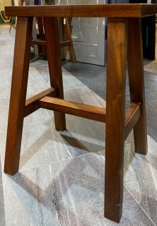 acacia rectangle stool