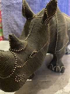 Deco Object Rhino Rivets Pearls