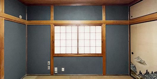 砂壁の塗り替え完成