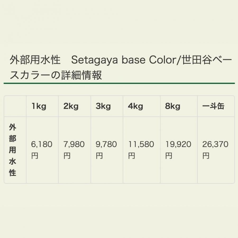外部用水性 Setagaya base Color/世田谷ベースカラー