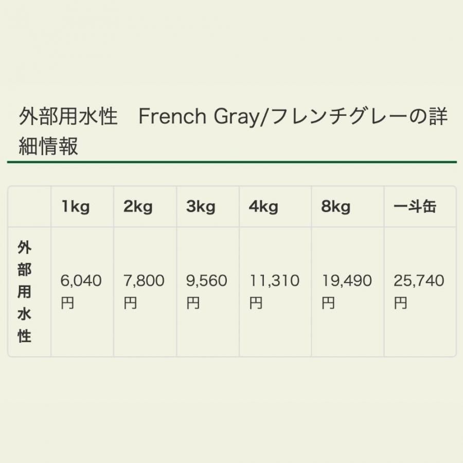 外部用水性 French Gray/フレンチグレー - TAKARATORYO ORIGINAL