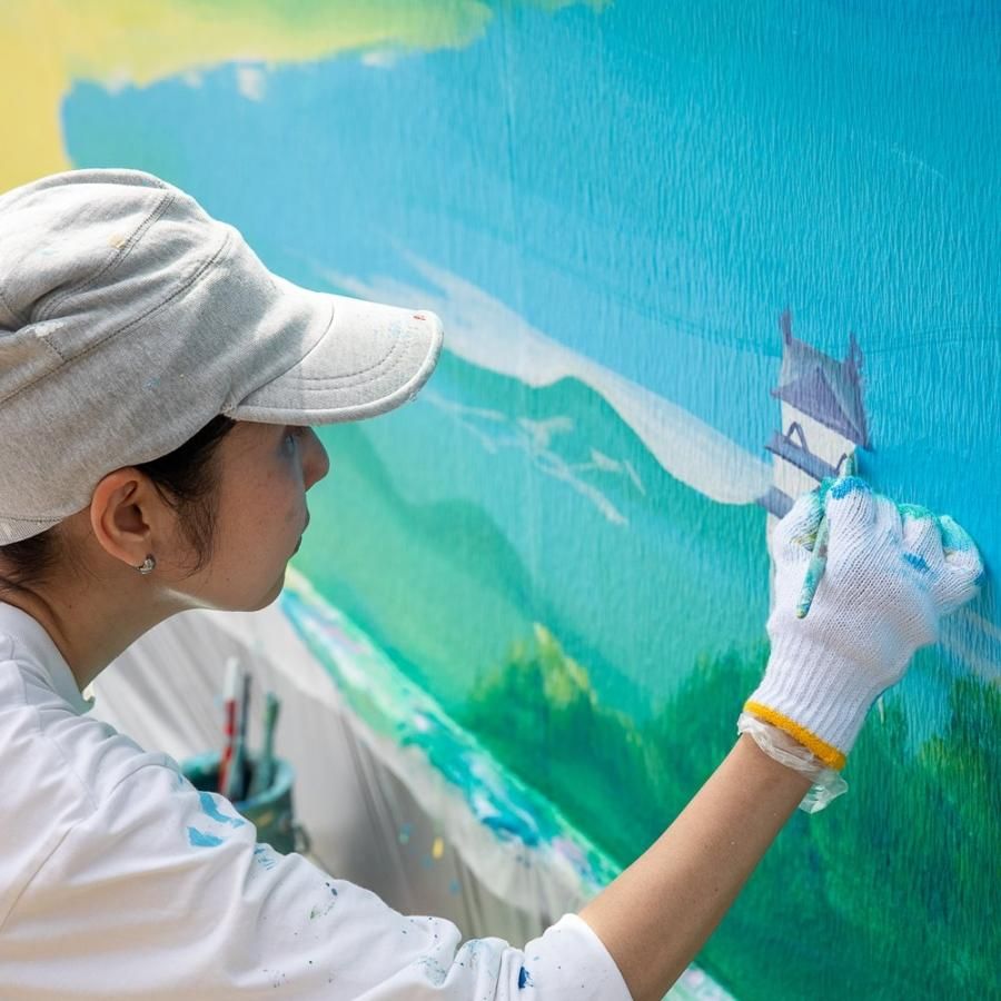 屋外壁画用水性 タカラミューラルペイント Ocher/オーカー