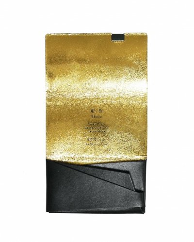 <p>所作</p>“CARD CASE” Black gold