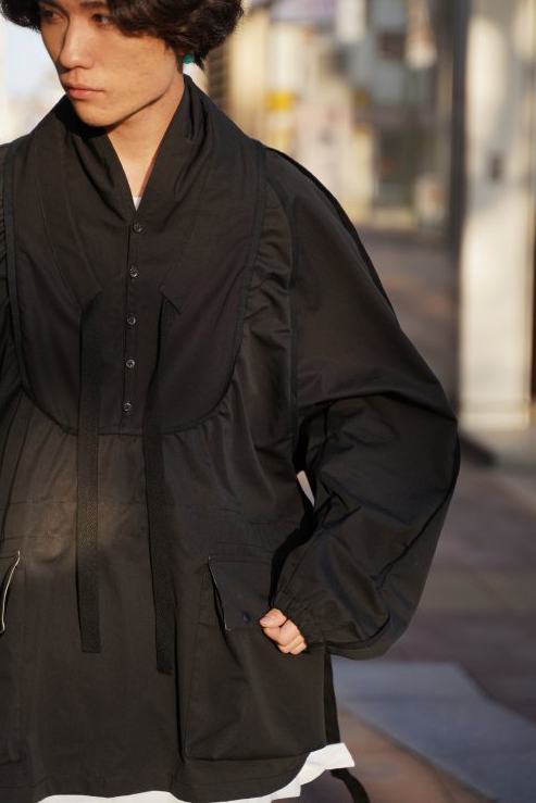 Leh Big Silhouette Smock Shirts” -BLACK- SOBO STORE 蒼氓札幌公式通販サイト