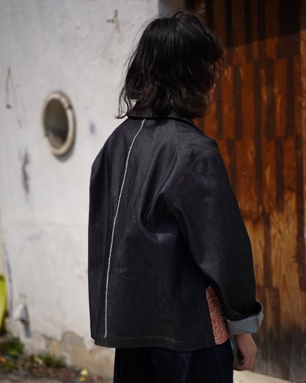SALE/10%OFF Shinya スイングトップ /indigo Harrington Kozuka