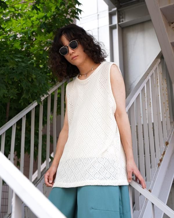 SHINYAKOZUKA [22SS] “TANKTOP” -ECRU- SOBO STORE 蒼氓札幌公式通販サイト
