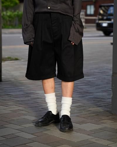 <p>SHINYAKOZUKA [22SS]</p>SLIGHT BAGGY SHORTS WITH DICKIES