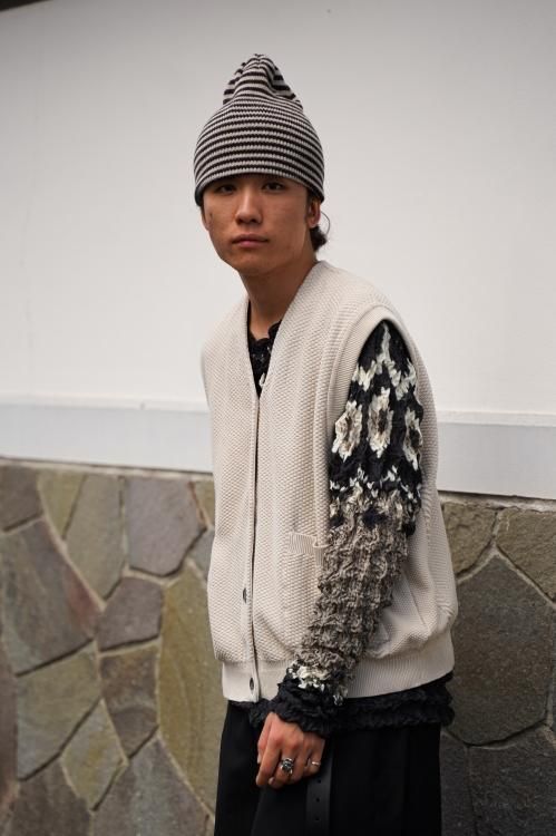 MASU（エムエーエスユー） [22AW] “POPCORN NORDIC SWEATER” -MOCHA