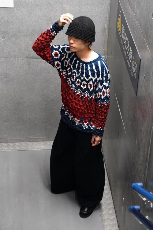 MASU（エムエーエスユー） [22AW] “POPCORN NORDIC SWEATER