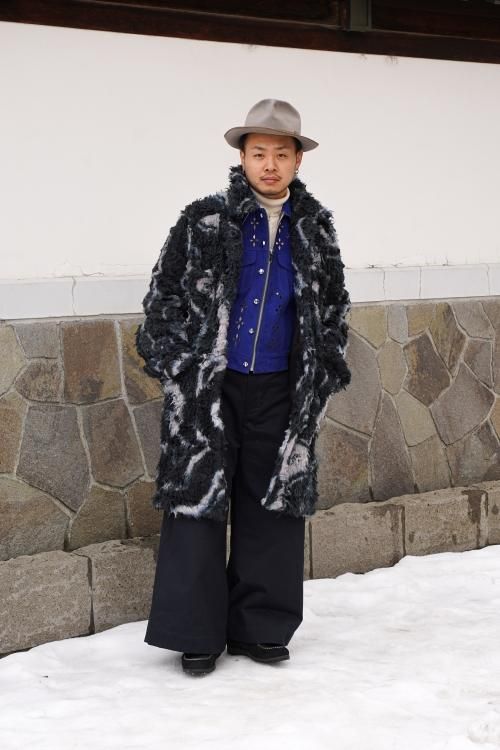 MASUエムエーエスユー [AW “ MONSTER FLUFFY COAT”  BLACK