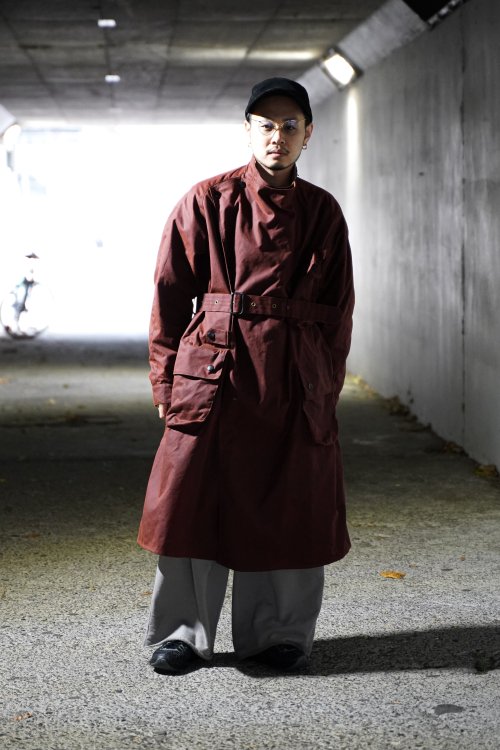 ESSAY [22AW] ''DISPATCH GURKHA COAT'' -RED BROWN- SOBO STORE 蒼氓