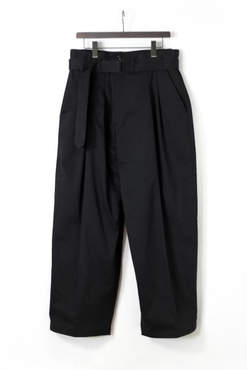 ESSAY [22AW] “ HAKAMA SLACKS” -BLACK- SOBO STORE 蒼氓札幌