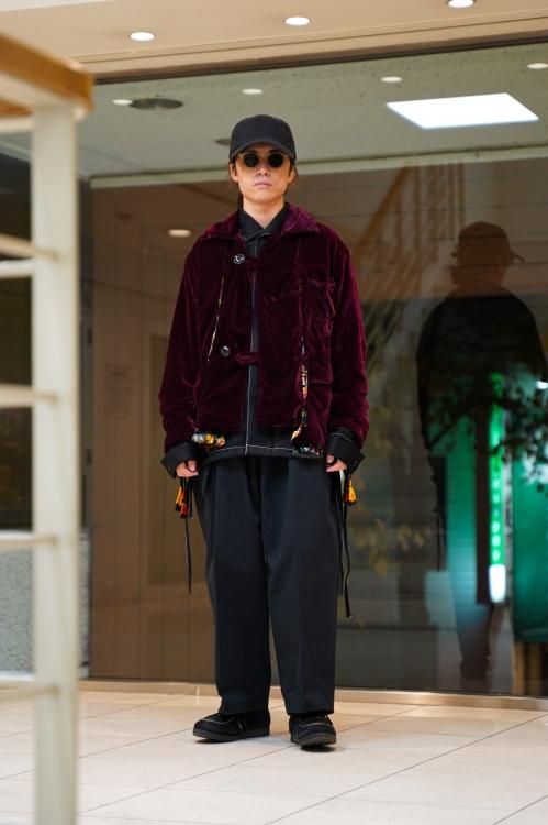 ESSAY [22AW] “ HAKAMA SLACKS” -BLACK- SOBO STORE 蒼氓札幌公式通販