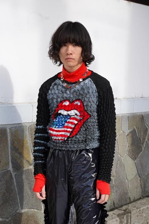MASU × The おとなしく Rolling Stones POPCORN TEE