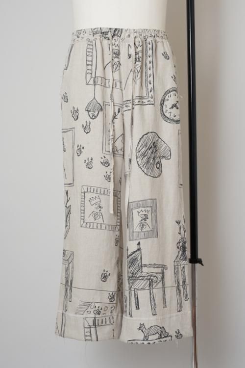 SHINYAKOZUKA [23SS] “NIGHT UNIFORM TROUSERS” -SCRIBBLE- SOBO