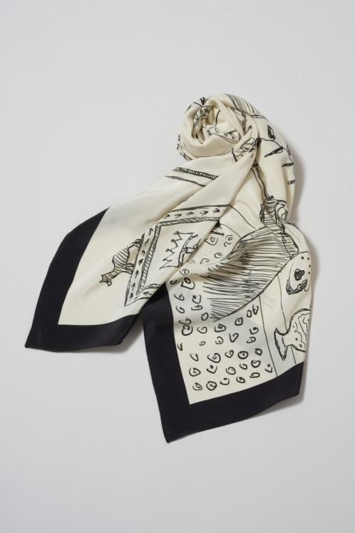 SHINYAKOZUKA [23SS] “SCARF” -SCRIBBLE- SOBO STORE 蒼氓札幌