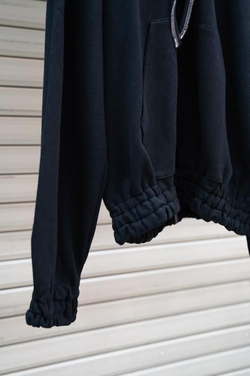 SHINYAKOZUKA [23SS] “ORDINARY ZIP HOODIE” -BLACK- SOBO STORE