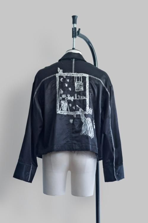 SHINYAKOZUKA(シンヤコズカ)のFABLE ZIP JK WITH PAINTING
