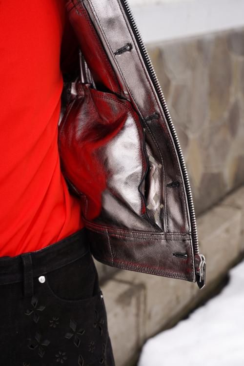masu 23SS レザージャケット 46 MASU 23SS DIAMOND-CUT LEATHER JACKET 46 - メルカリ