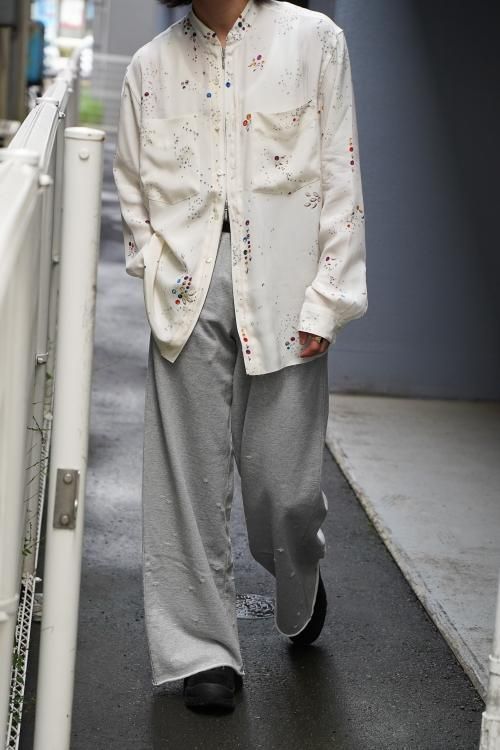 MASU（エムエーエスユー） [23SS] “ ZIP-UP GALAXY SILK SHIRT