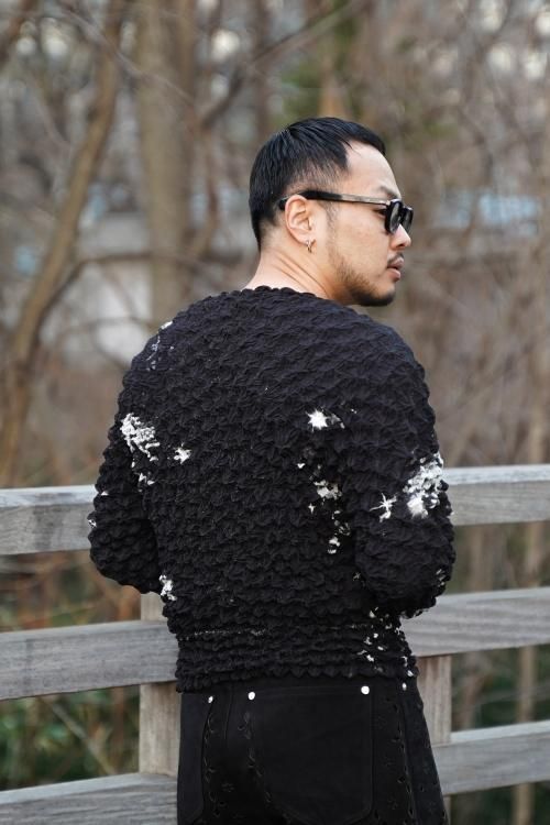 MASU（エムエーエスユー） [23SS] “ POPCORN SWEATSHIRT” -BLACK- SOBO