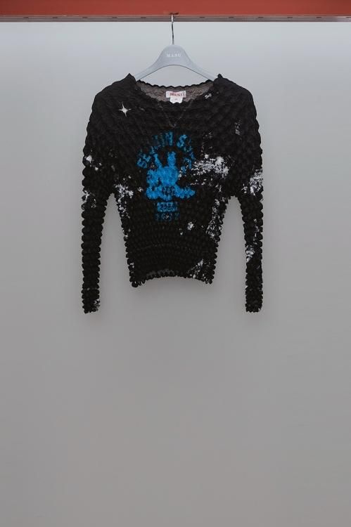 MASU（エムエーエスユー） [23SS] “ POPCORN SWEATSHIRT” -BLACK