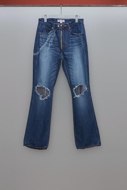 MASU（エムエーエスユー） [23SS] “ DAMAGED FLARE FIT JEANS