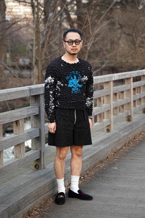 MASU（エムエーエスユー） [23SS] “ DIAMOND-CUT LEATHER SHORTS