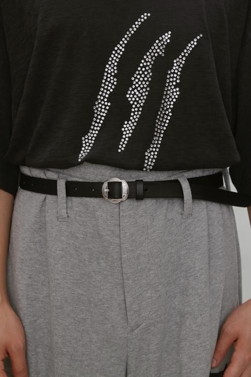 美品  COWBOY “ [23SS] MASU（エムエーエスユー） NARROW -BLACK BELT” 小物