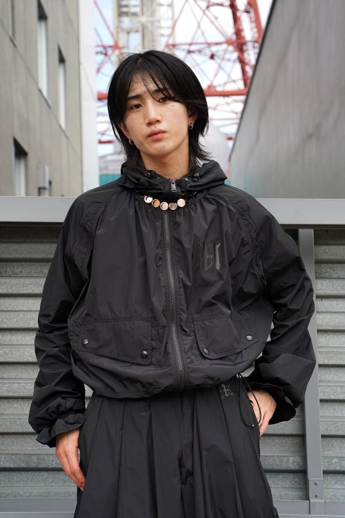 ウクライナ緊迫で MASU 22AW FUTURE LAYERED JACKET(BLACK）46