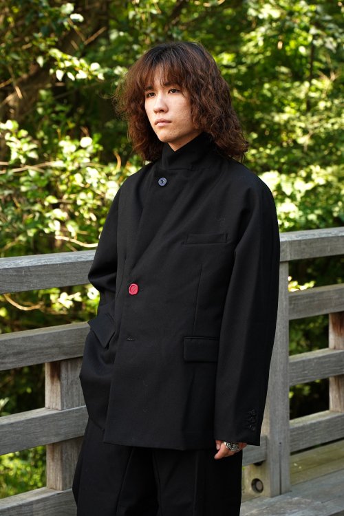 SHINYAKOZUKA [23AW] “OLD FASHIONED JACKET WITH NO PAINT” -BLACK