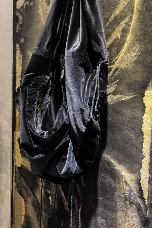 Leh 2024AW] 袈裟Bag Velvet Black ラスト1点となりました。 お