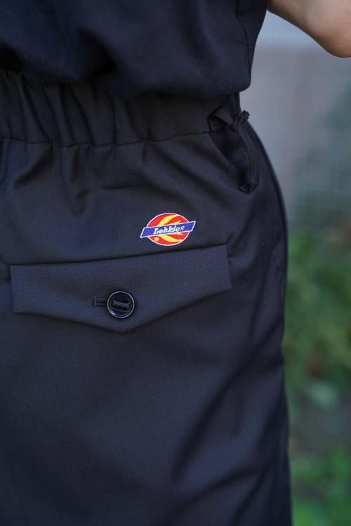 leh WRAP WIDE SLACKS -BLACK- 黒 LEH 